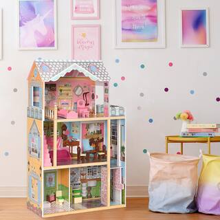 MDF Wooden Dreamy Dollhouse for Kids Great Gift for Kids TOY-CYEL-153