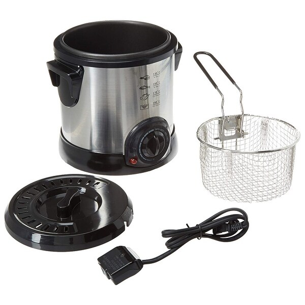 4.2 Cup Countertop Stainless Steel Electric Deep Fryer