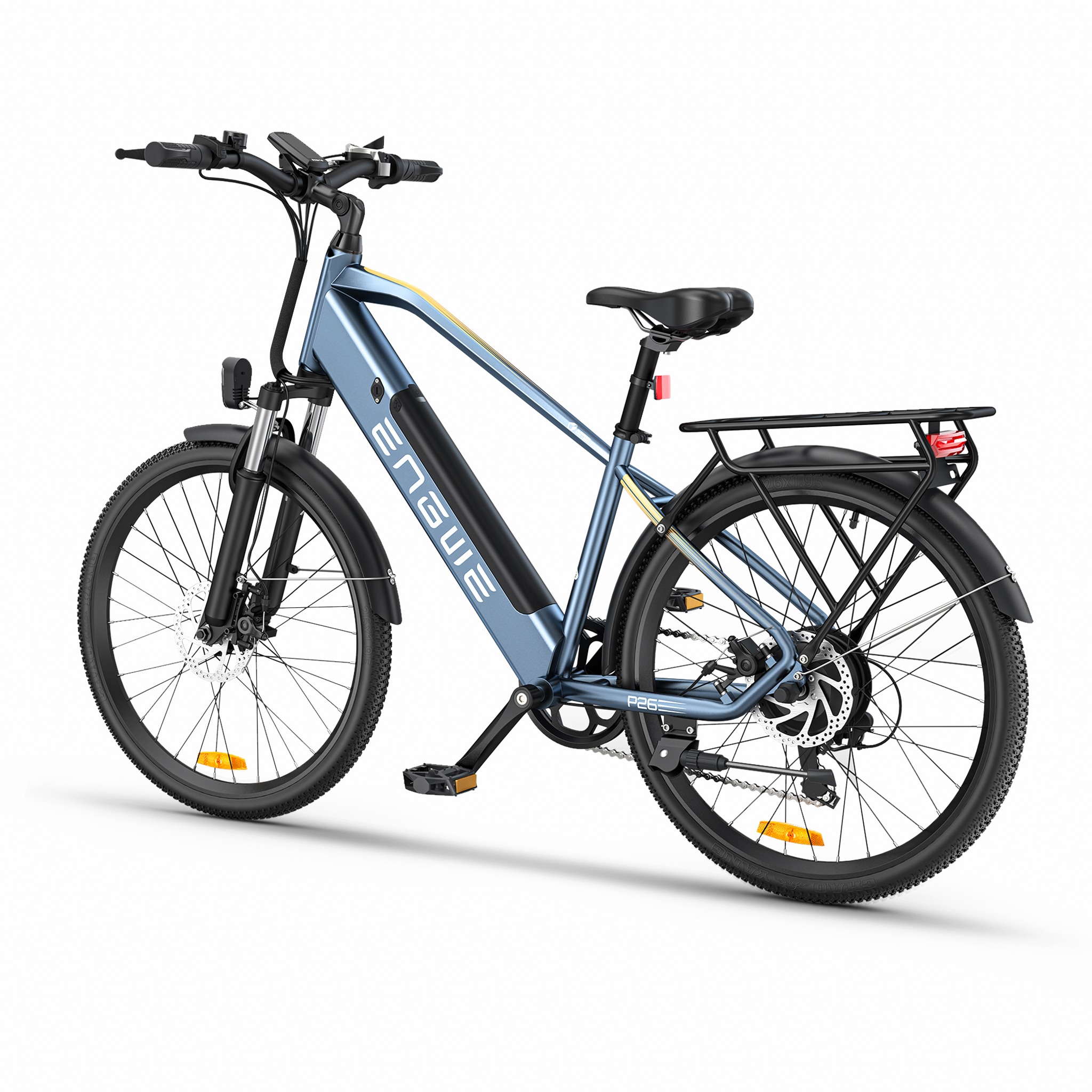 EU Warehouse ENGWE P26 Pedal Assist Ebike 250W Electric Cycle 36V 17Ah High Performance Electric City Bike