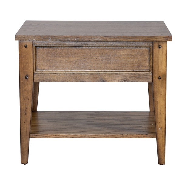 Lake House Oak End Table