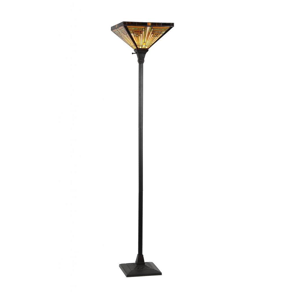  Style Mission Design 1-light Dark Antique Bronze Torchiere