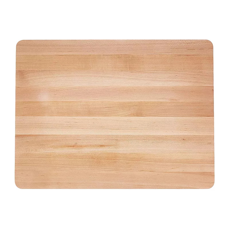 John Boos Maple Wood Chop N Slice Reversible Cutting Board， 16 x 10 x 1 Inches