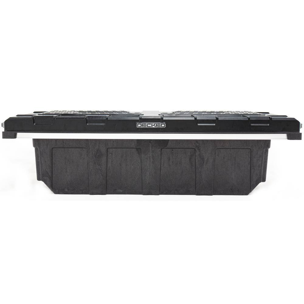 DECKED 72.54 in. Matte Black HDP Full-Size Crossover Pickup Truck Tool Box with 20 in. Deep Tub Lifetime Warranty TBFD