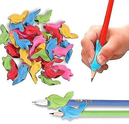 200pcs Pencils Grips Silicon Pencil Grippers Writing Aid Grip Pencil Grippers For Kids Handwriting