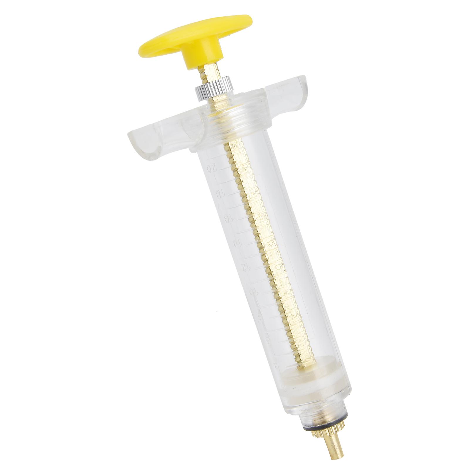 Veterinary  Syringe Livestock Farm Manual Injector for Pig Cattle Sheep Dog Cat20ml 13.5cm / 5.3in