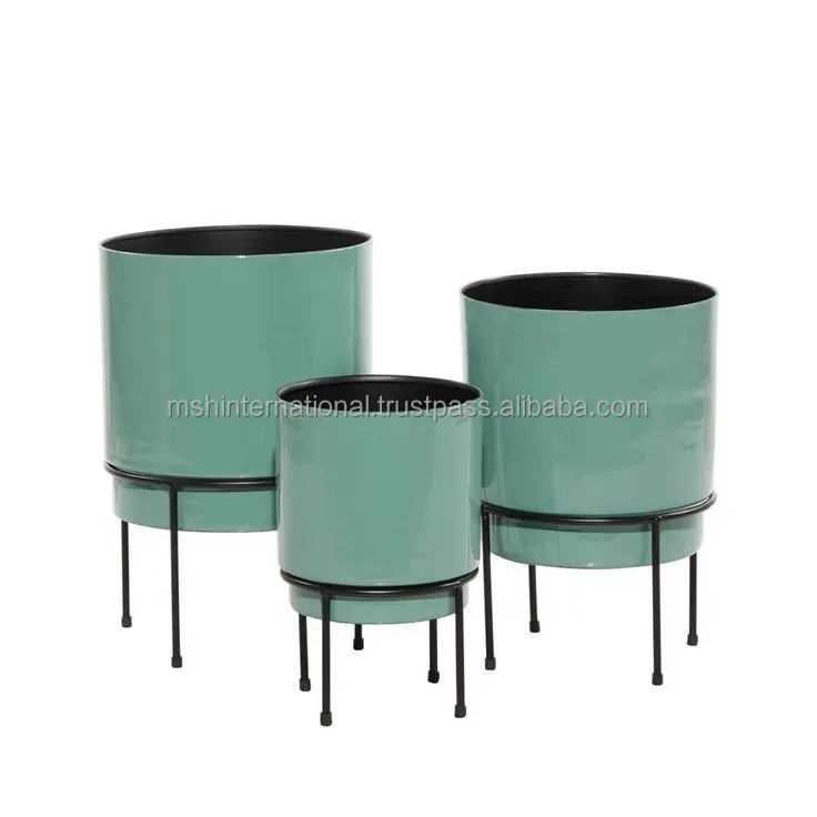 Wholesaler Of Metal Planter Premium Quality Handmade Planter Pots Round Shape Decorative Fancy metal Planter