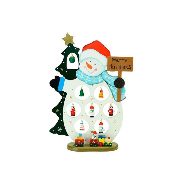 Snowman CutOut Ornament Holder Merry Christmas Decoration