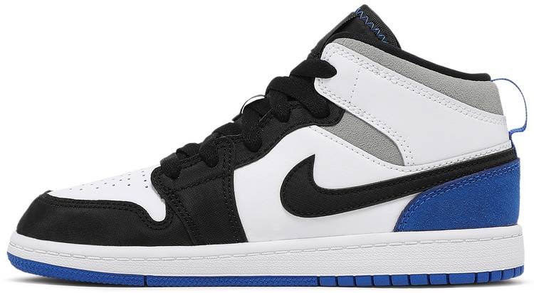 Air Jordan 1 Mid SE PS 'Royal Black Toe' BQ6932-102