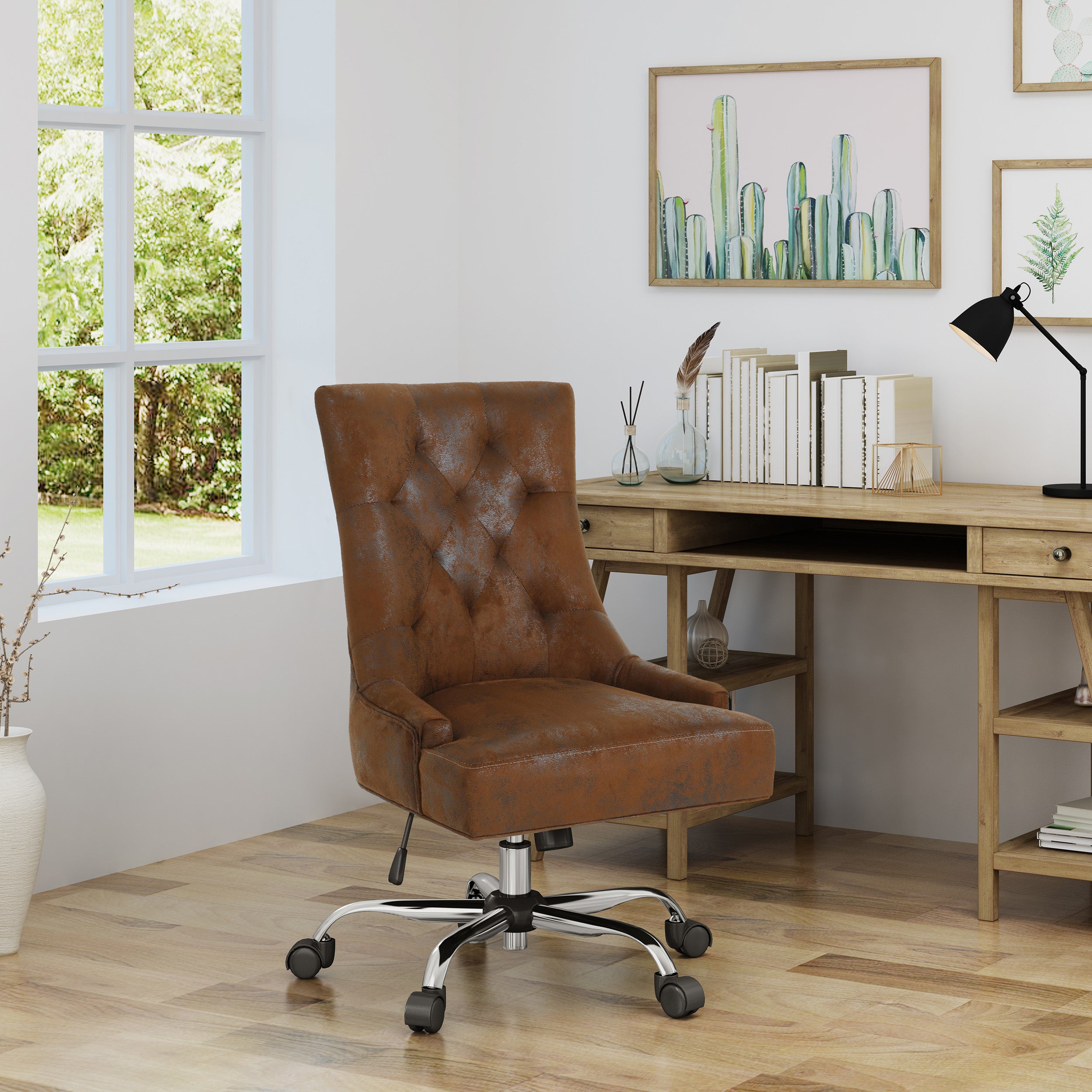 Bagnold Home Office Microfiber Desk Chair