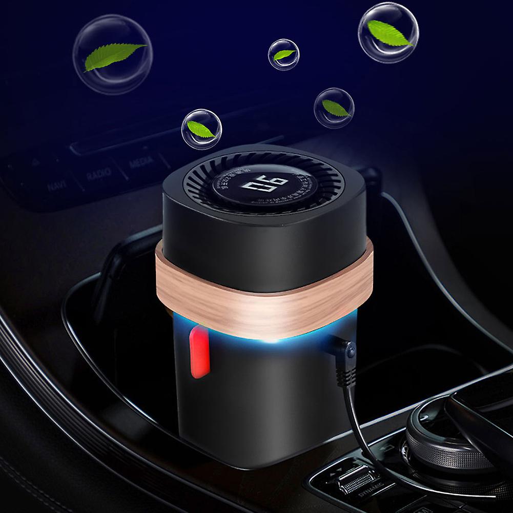 Multifunction Portable Mini Car Odor Removal Air Purifier Freshener Cleaner With Cigarette Lighter