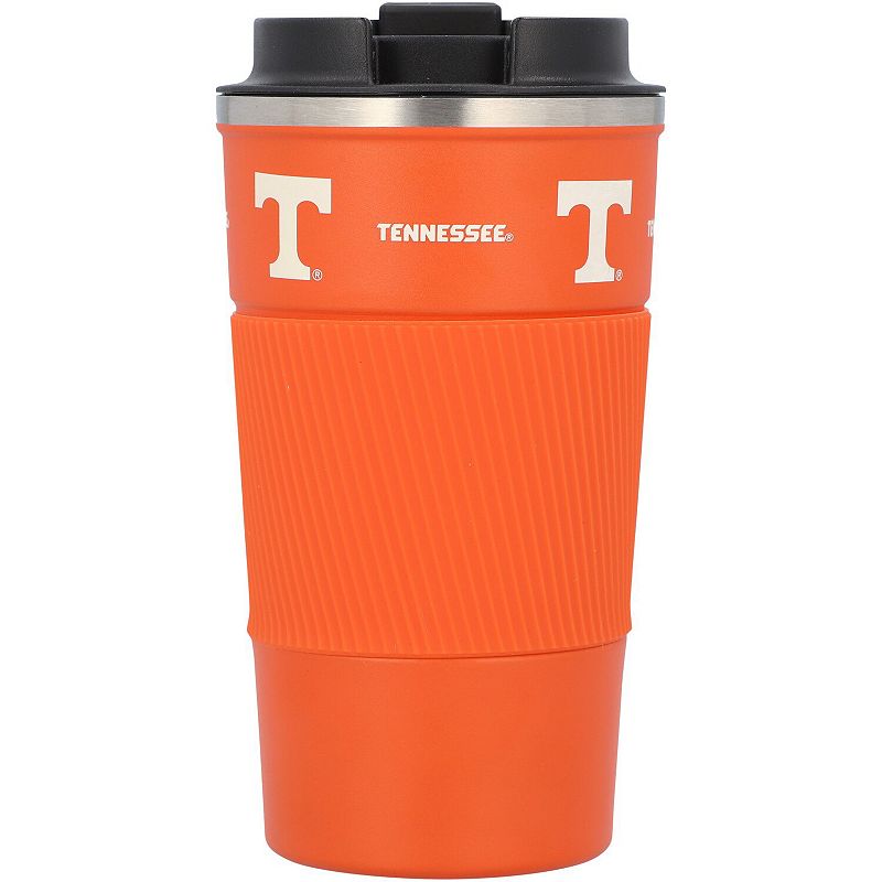 Tennessee Volunteers 18oz Coffee Tumbler with Silicone Grip