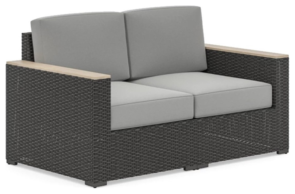 Boca Raton Outdoor Loveseat by homestyles   Tropical   Outdoor Loveseats   by Homesquare  Houzz