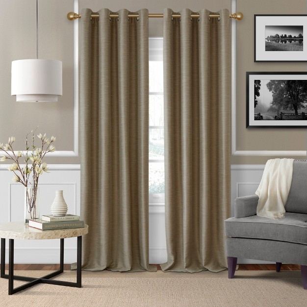 Window Drapery Single Curtain Rod With Globe Ball Finial Elrene Home Fashions