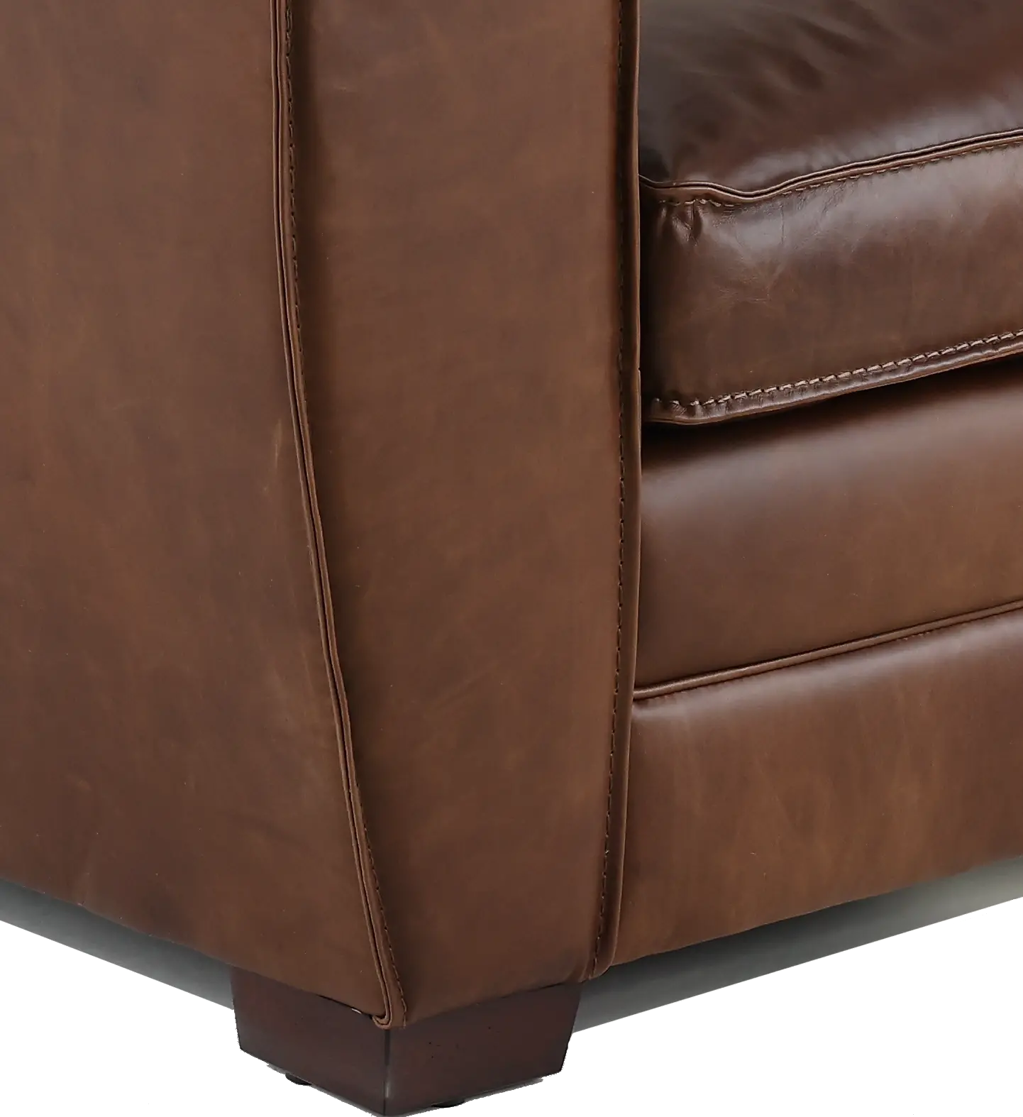 Bistro Brown Leather Chair