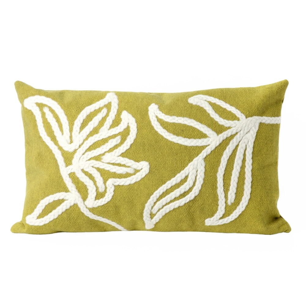 Liora Manne Visions I Windsor Indoor/Outdoor Pillow Lime 12\