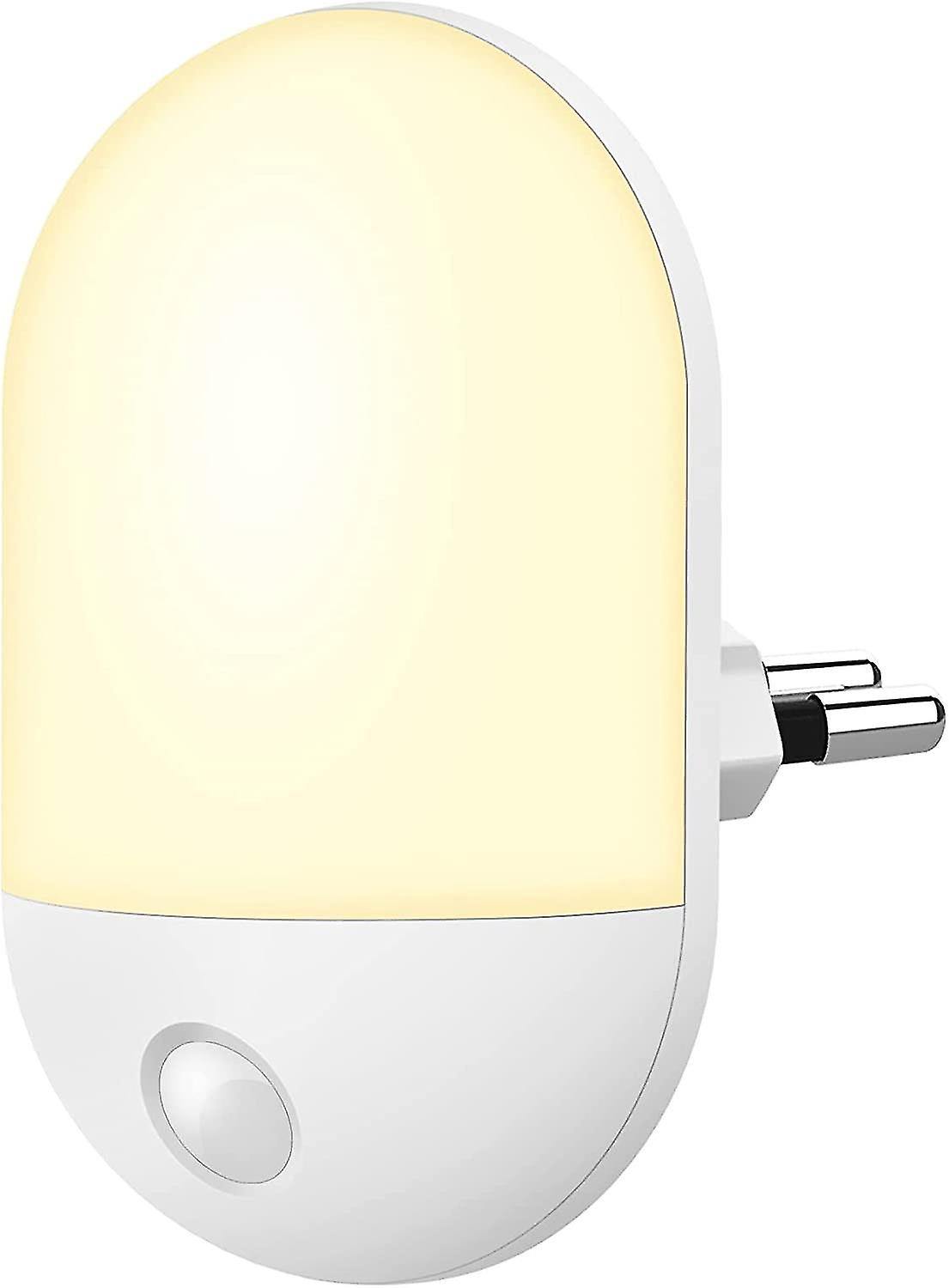 Led Night Light， Plug-and-play Automatic Wall Night Light With Twilight Sensor， Warm White