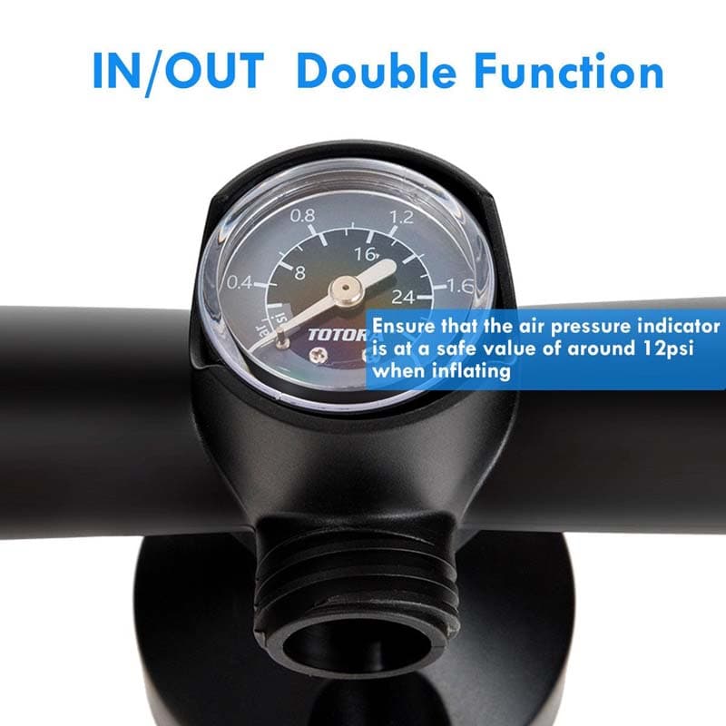 Double Action Manual inflation SUP Hand Pump with Gauge