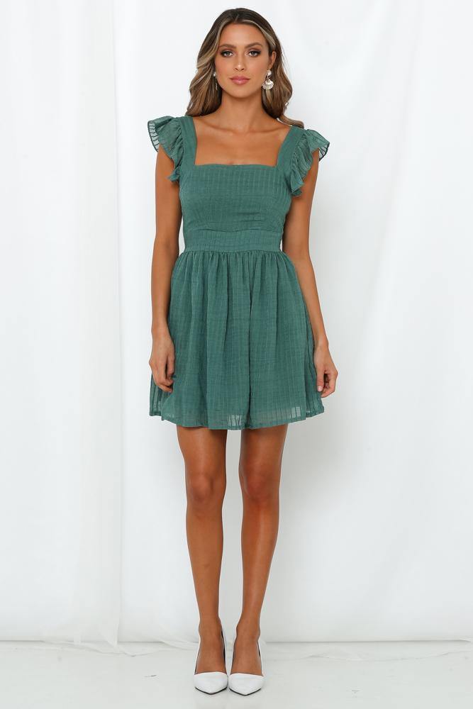 On The Money Dress Olive