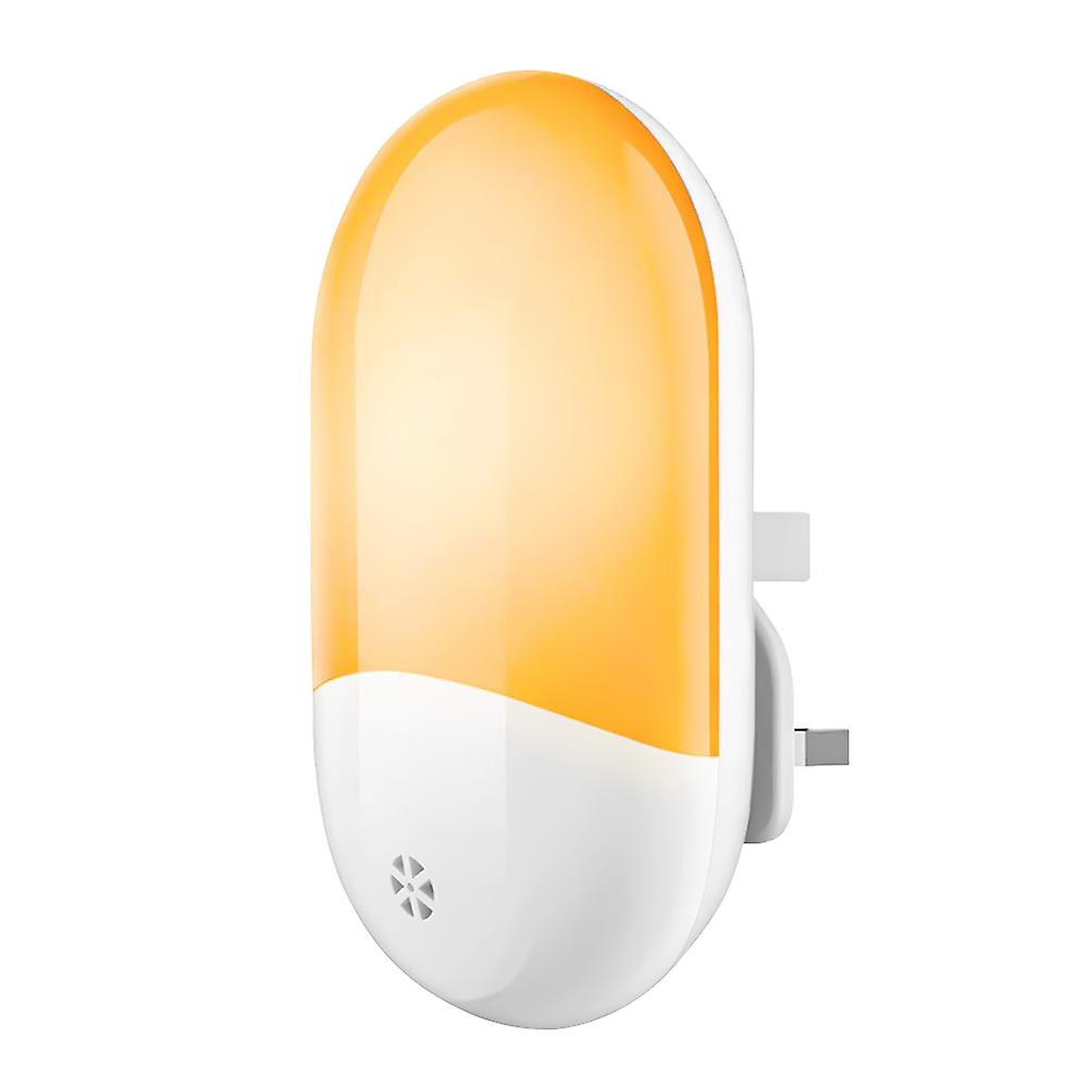 Led Plug-in Night Light 0.7w Warm White Wall Lights With Dusk-to-dawn Sensor For Nursing Baby Kids Children's Room Bedroom Bathroom Hotel Stair Hallwa