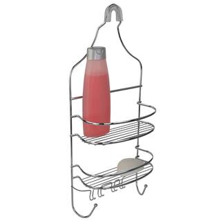 Home Basics Flat Wire Shower Caddy in Chrome SC00460