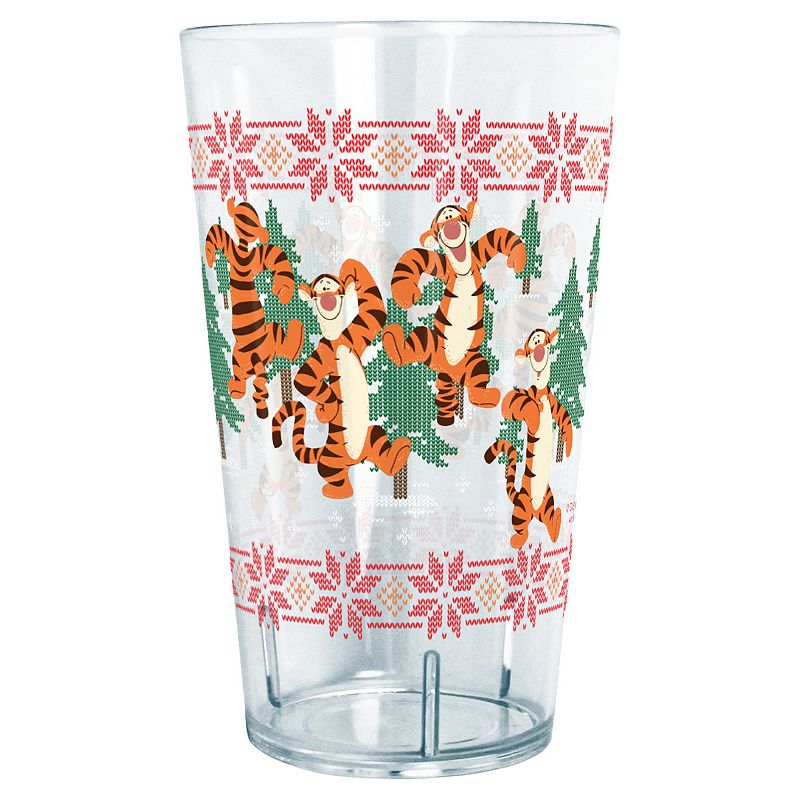 Disney's Winnie The Pooh Tigger Jumping Christmas Sweater Print 24-oz. Tritan Tumbler