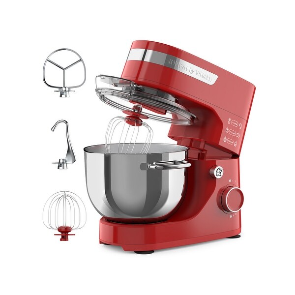 Whall Kinfai Electric Kitchen Stand Mixer Machine with Bowl