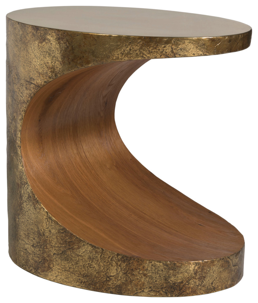 Thornton Oval Side Table   Rustic   Side Tables And End Tables   by Lexington Home Brands  Houzz