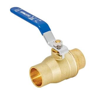 EASTMAN 1 in. x 1 in. Brass Sweat C x C Full Port Ball Valve 20065LF