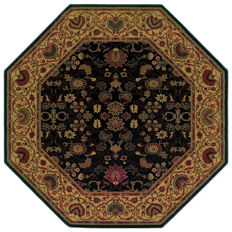 Couristan Everest Tabriz Framed Floral Rug