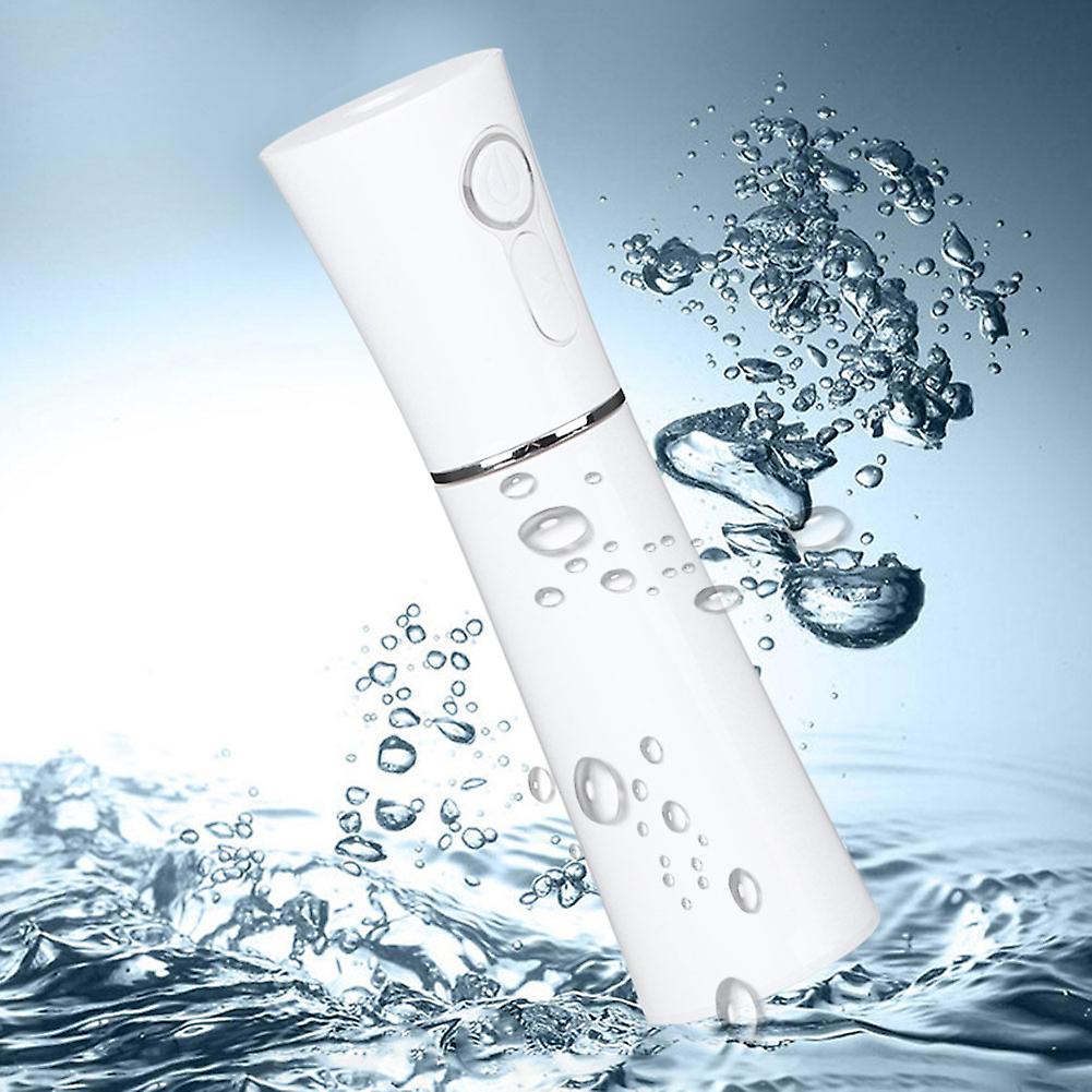 Portable Handheld Humidifier Portable Mist Sprayer Face Hydrating Humidication Usb Chargingwhite