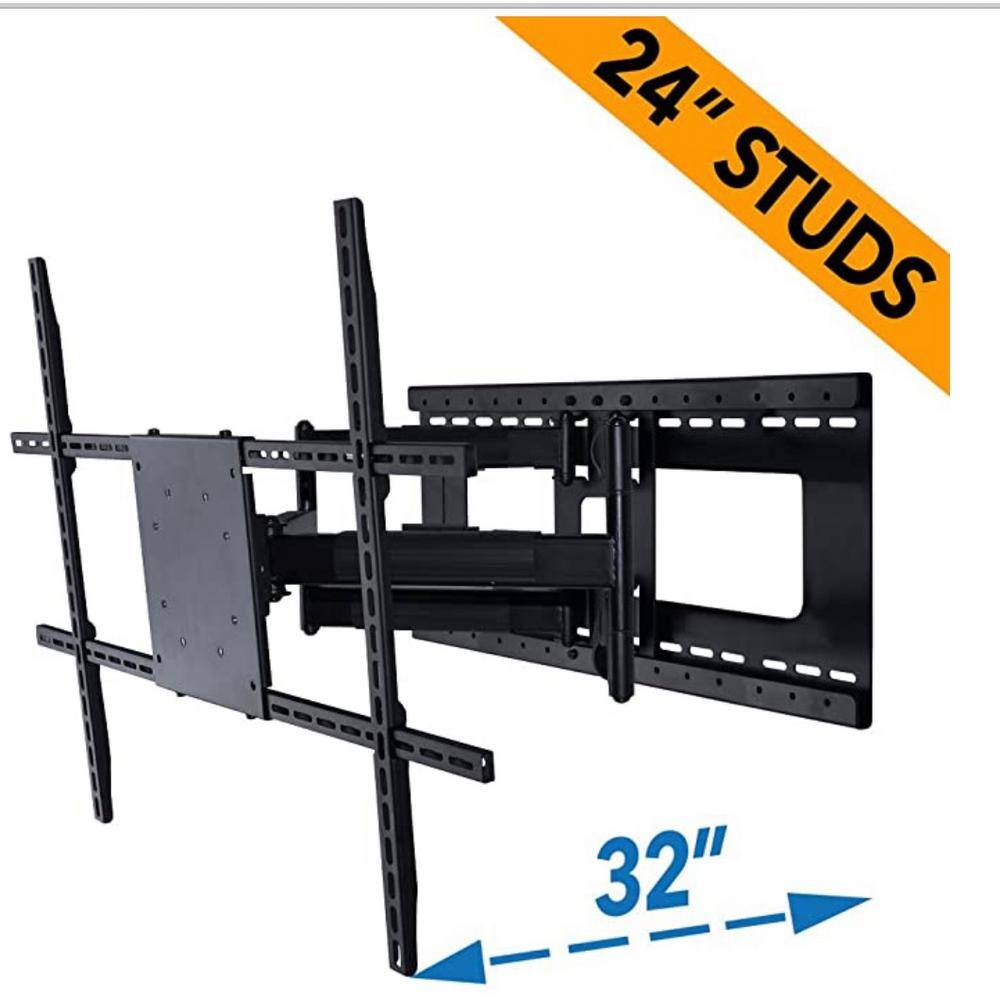 Aeon Stands and Mounts Full Motion TV Wall Mount for 42 in. - 80 in. TVs with Room Adapt Extends 32 in. Mounts on 16 in. or 24 in. Studs AEON-45250