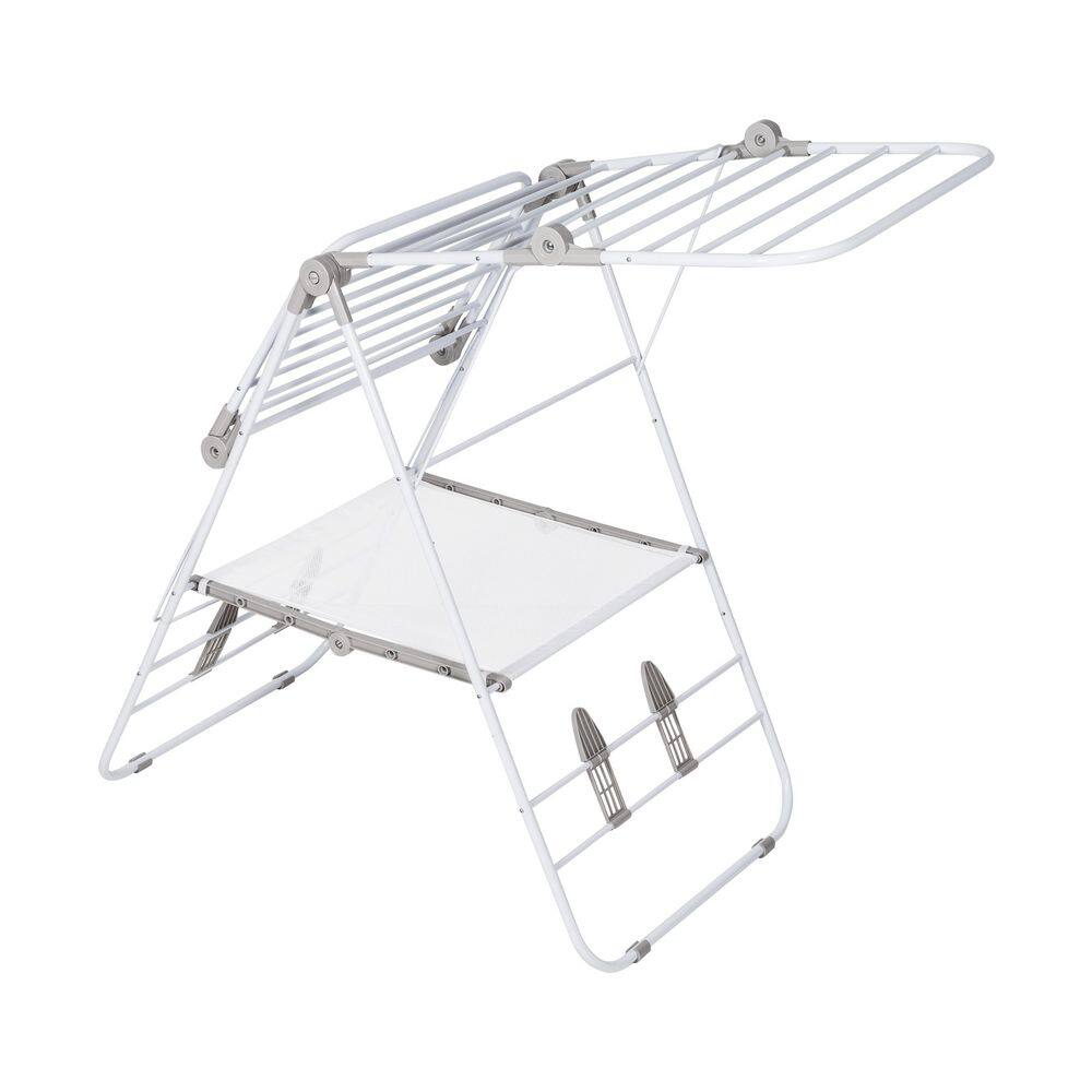 Honey-Can-Do Large Expandable and Collapsible Gullwing Clothes Drying Rack DRY-09805