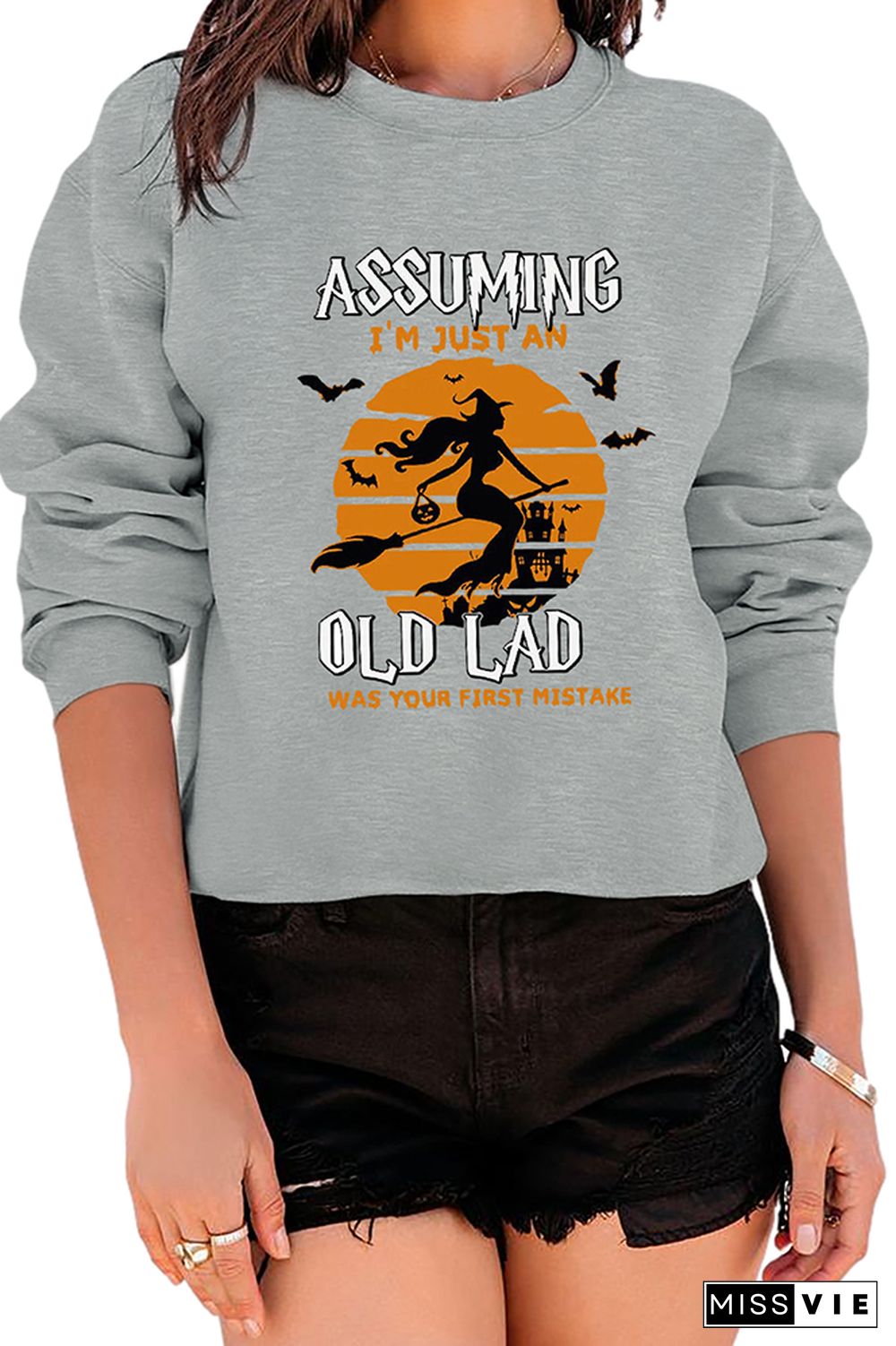 Assuming I'm Just An Old Lady Was Your First Mistake sweatshirt Wholesale