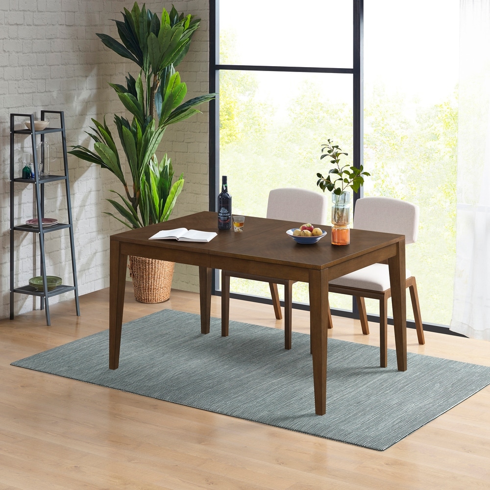 INK+IVY Cove Pecan Rectangle Extension Dining Table