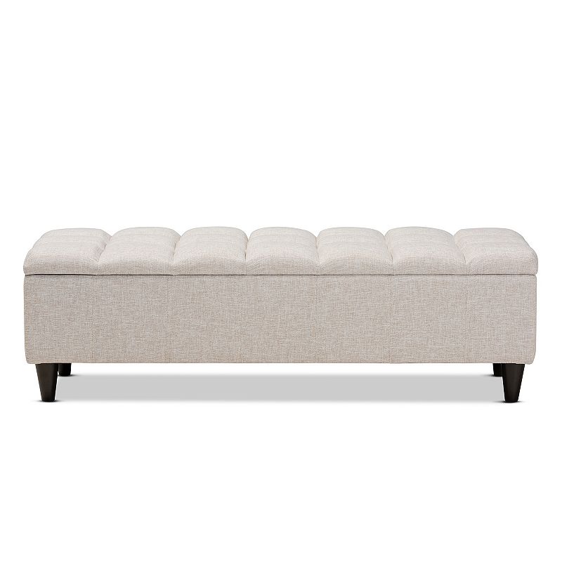 Baxton Studio Brette Storage Ottoman