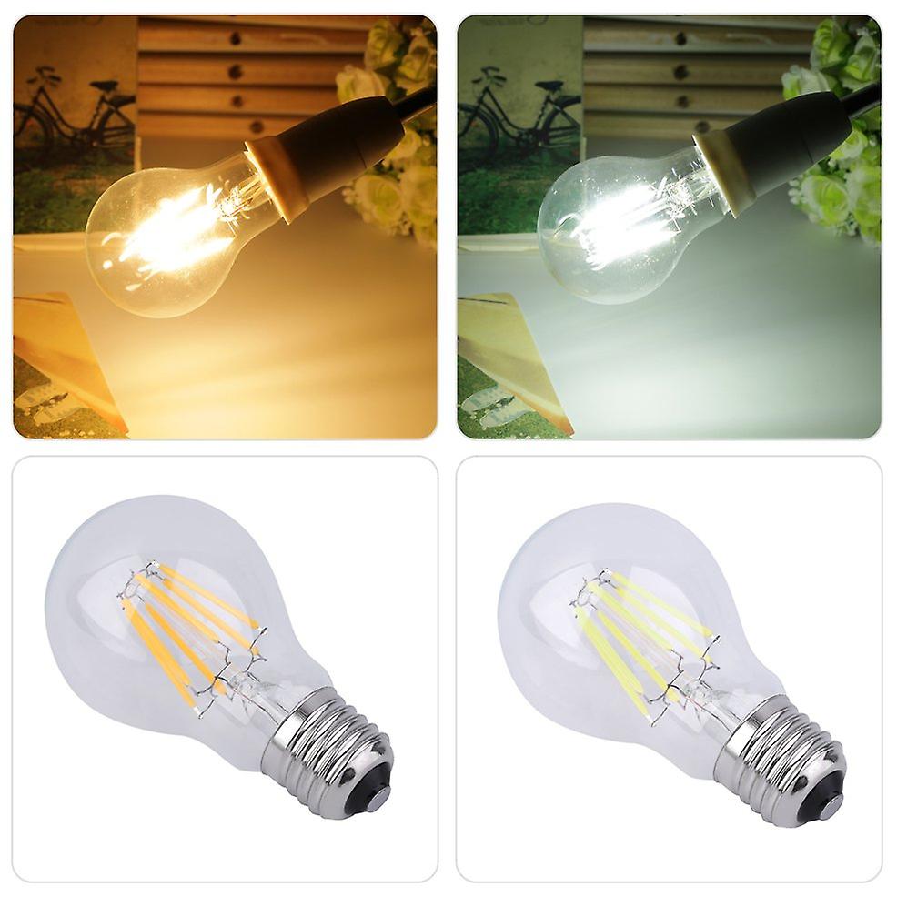 5pcs 6w/a60 E27 Chandelier Ball Shape Light Bulb Lamp Aluminum 110v Light