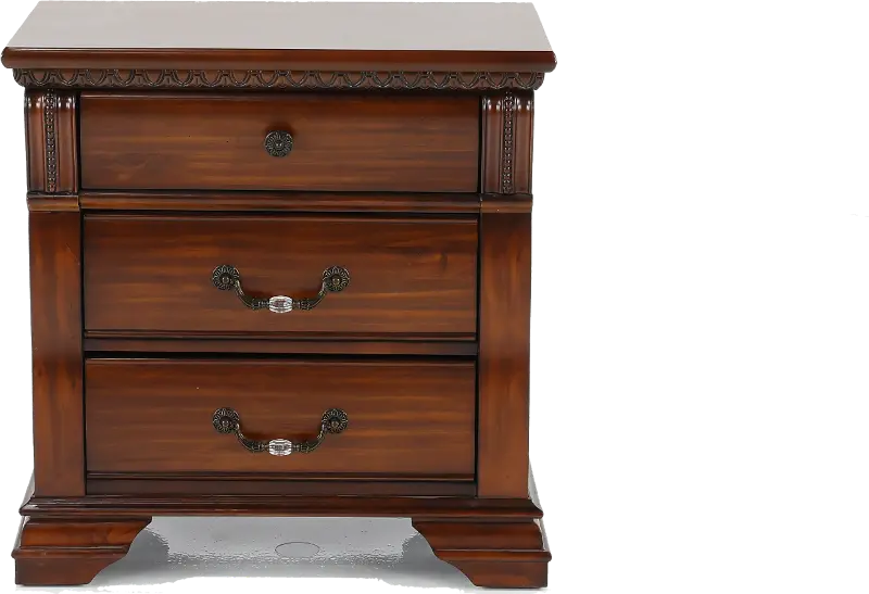 Isabella Dark Cherry Nightstand