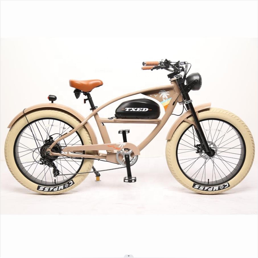 TXED fat tire cruiser ebike 48V/500W motor 26\