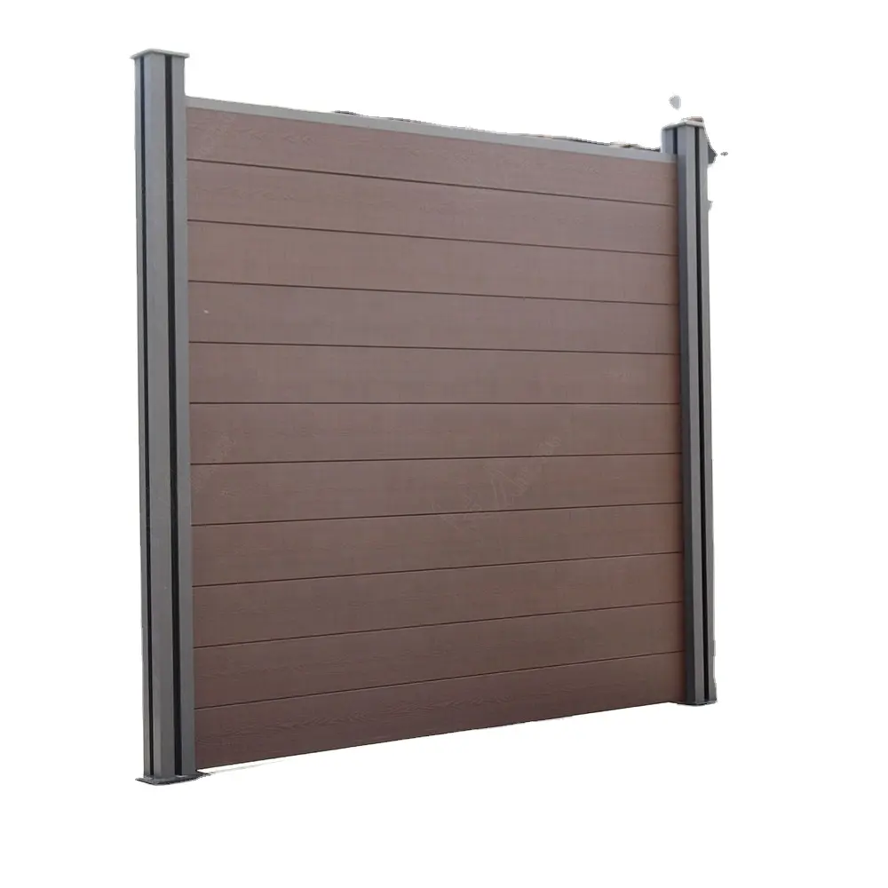 Fence Panels Outdoor Aluminum Post Wood Plastic vinyl Fencing Composite Eco friendly Panels Backyard