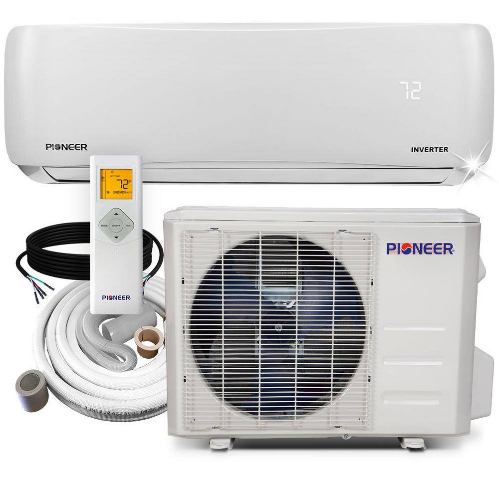 Inverter++ Energy-Star 18000 BTU 1.5 Ton Ductless Mini Split 20.8 SEER Wall-Mounted Air Conditioner with Heat Pump 230V WYS018GMFI22RL-16