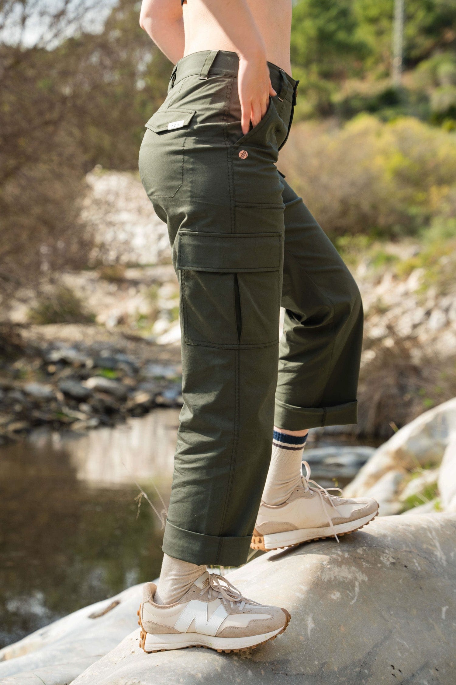 Free Stroll Cargos - Deep Khaki