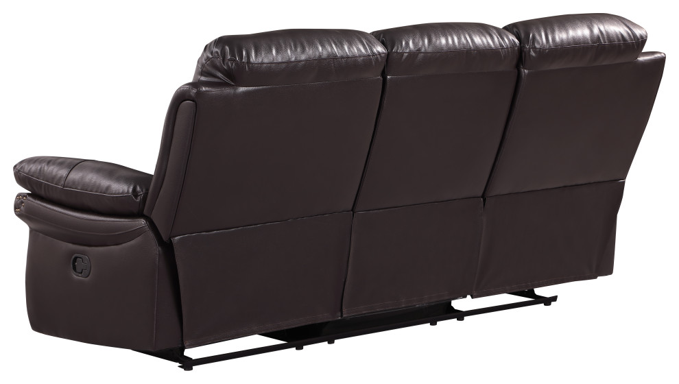 Anders Leather Air Match Recliner Collection  Sofa   Transitional   Sofas   by Luxuriant Furniture  Houzz