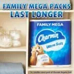 Ultra Soft Cushiony Touch Toilet Paper, 24 Family Mega Rolls = 123 Regular Rolls