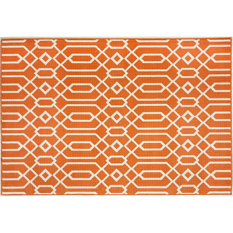 Momeni Baja Scroll Indoor Outdoor Rug