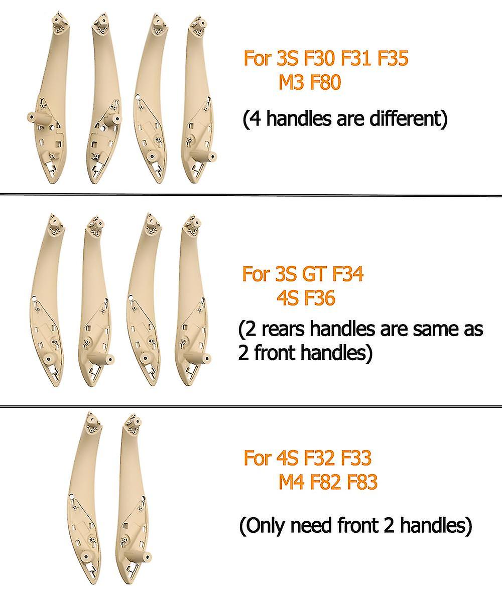 Upgraded Interior Door Pull Handle Inside For Bmw 3 4 Series M3 M4 F30 F80 F31 F32 F33 F34 F35 F36 F82