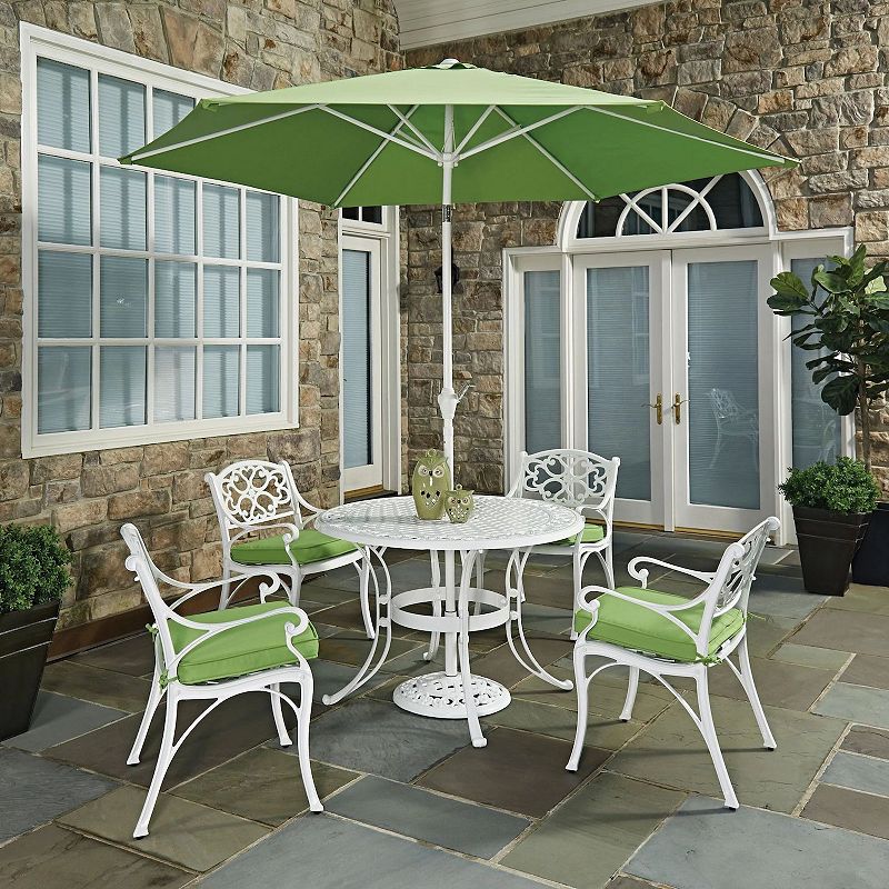 homestyles Weather-Resistant Dining Table and Chair 5-piece Set