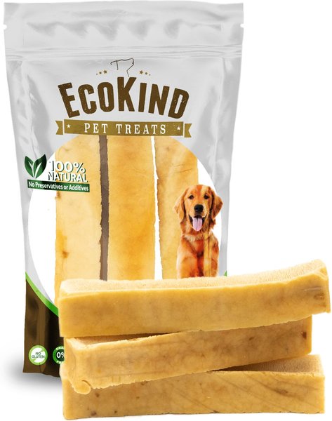 EcoKind Gold Chicken Flavored Yak Himalayan Chew Dog Treats， Large