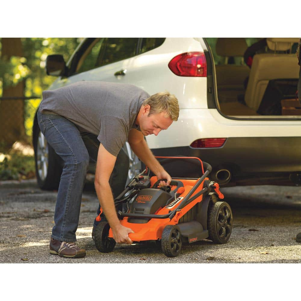 BLACK+DECKER 40V MAX 20 in. Battery Powered Walk Behind Push Lawn Mower with (3) 2Ah Batteries & Charger CM2043CLBX2040