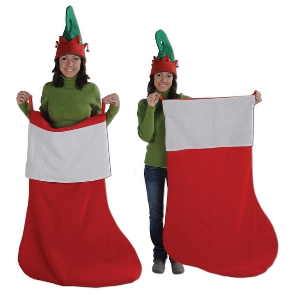 Commercial DoubleHooped Jumbo Christmas Stocking