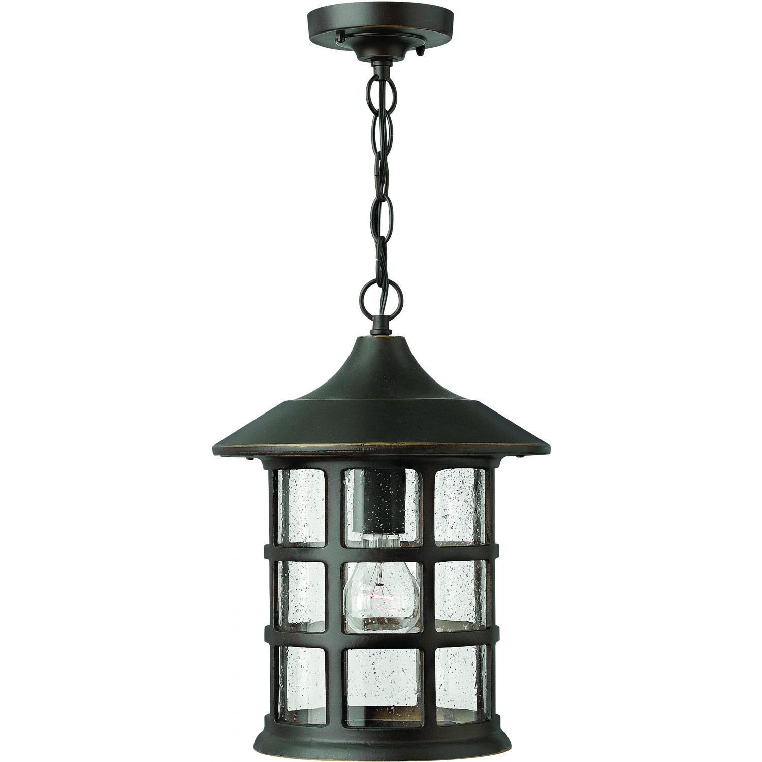 Hinkley Lighting Freeport One Light 14-Inch Outdoor Hanging Lantern